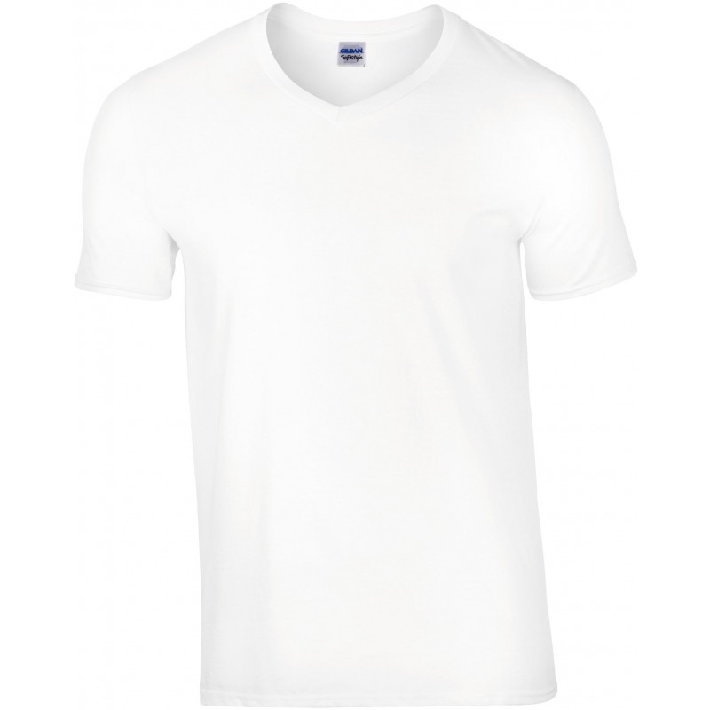 TEE-SHIRT COL V GILDAN : SOFT STYLE V-NECK