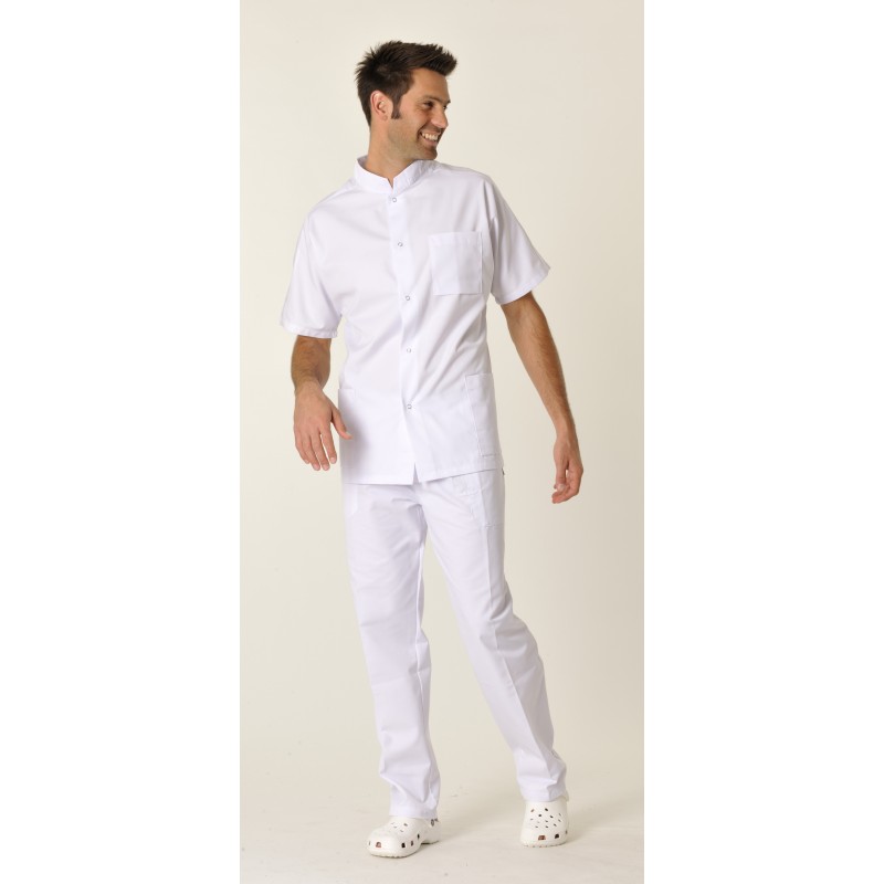 BLOUSE HOMME MANCHES COURTES : STEEVE BLOUSE HOMME MANCHES COURTES : STEEVE