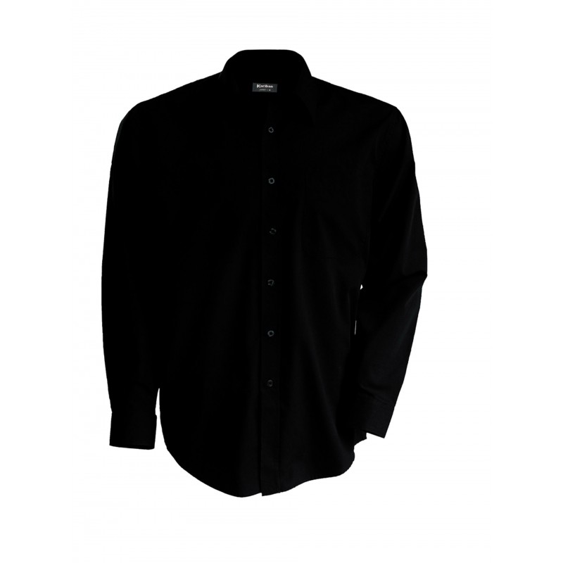 CHEMISE POPELINE HOMME MANCHES LONGUES KARIBAN CHEMISE POPELINE HOMME MANCHES LONGUES KARIBAN