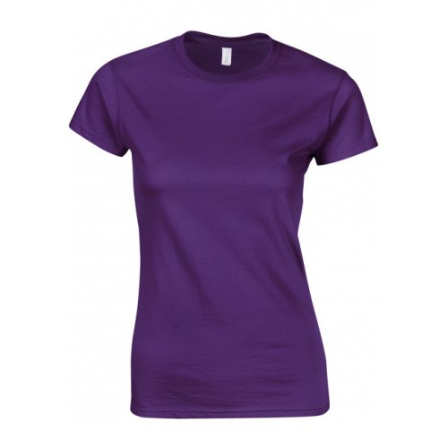 TEE-SHIRT FEMME GILDAN : SOFTSTYLE VIOLET