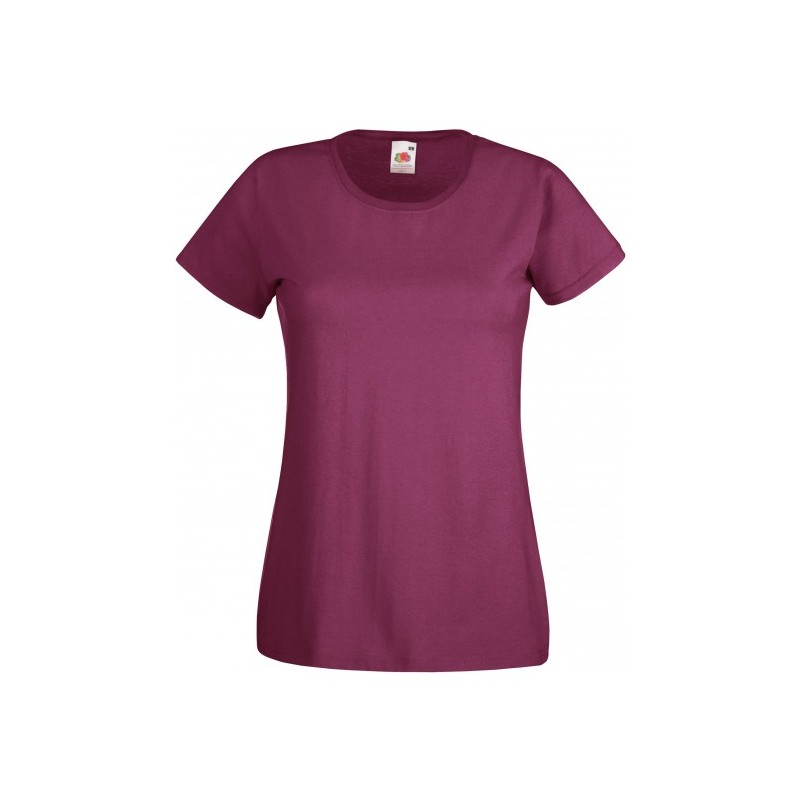 TEE-SHIRT FEMME FRUIT OF THE LOOM : VALUEWEIGHT
