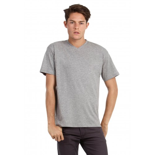 TEE-SHIRT COL V HOMME B&C : EXACT 150 