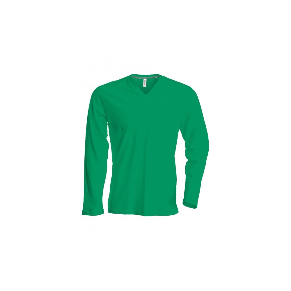 tee shirt vert manche longue