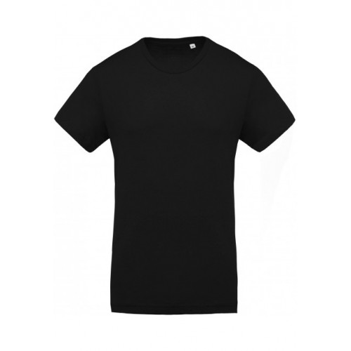 TEE-SHIRT COTON BIO HOMME KARIBAN  NOIR 