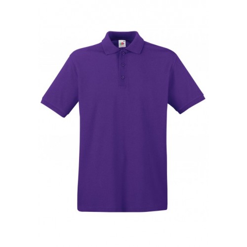 POLO PREMIUM HOMME FRUIT OF THE LOOM  VIOLET 
