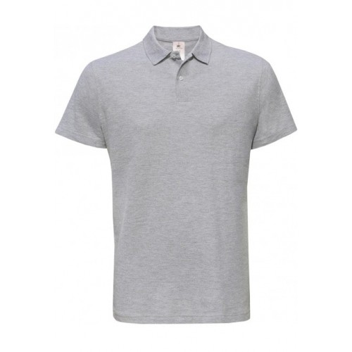 POLO BASIC HOMME B&C GRIS CHINE 
