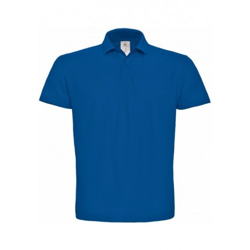POLO BASIC HOMME B&C BLEU ROI