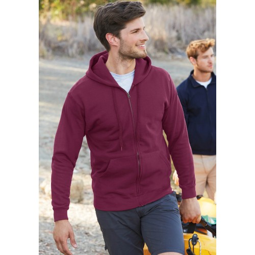 SWEAT-SHIRT ZIPPE CAPUCHE CLASSIC HOMME FRUIT OF THE LOOM 