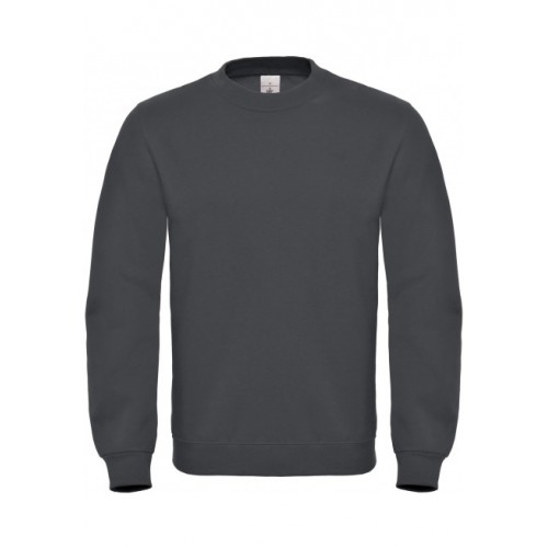 SWEAT-SHIRT COL ROND ID.002 HOMME B&C ANTHRACITE