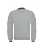 SWEAT-SHIRT COL ROND ID.002 HOMME B&C GRIS CHINE 