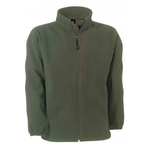 VESTE MICROPOLAIRE WINDPROTECK HOMME B&C VERT OLIVE