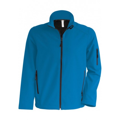 VESTE SOFTSHELL 3 COUCHES HOMME KARIBAN  AQUABLUE