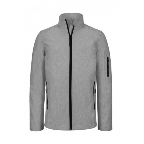VESTE SOFTSHELL 3 COUCHES HOMME KARIBAN  GRIS