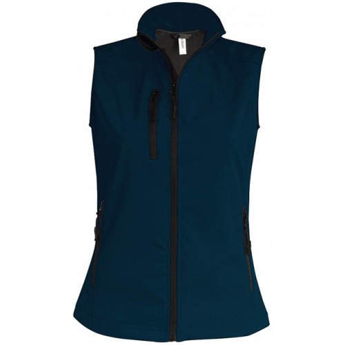 VESTE SOFTSHELL BODYWARMERS FEMME KARIBAN MARINE 