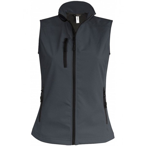 VESTE SOFTSHELL BODYWARMERS FEMME KARIBAN TITANIUM