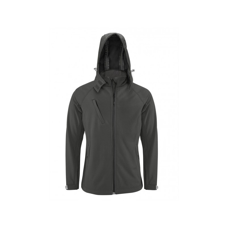VESTE A CAPUCHE SOFTSHELL 3 COUCHES HOMME KARIBAN
