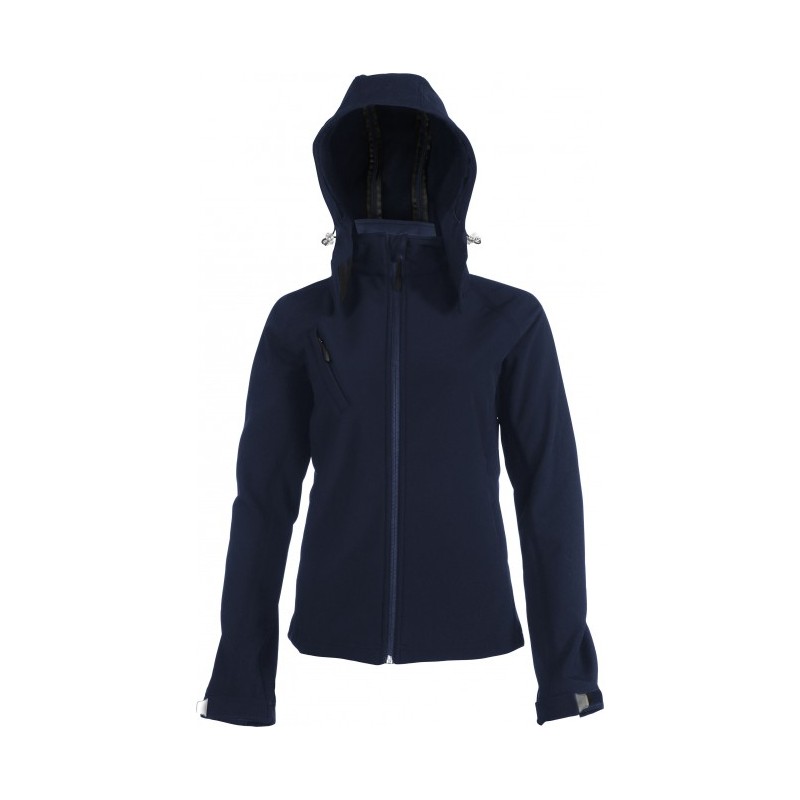 VESTE A CAPUCHE SOFTSHELL 3 COUCHES FEMME KARIBAN