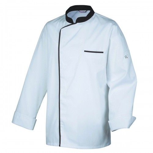 VESTE DE CUISINE HOMME ROBUR ENERGY ML BLANC NOIR