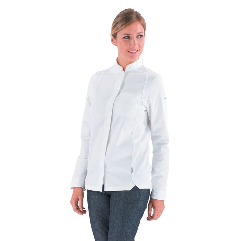 Lafont Veste de cuisine pour femmes Pepper blanc K Industries