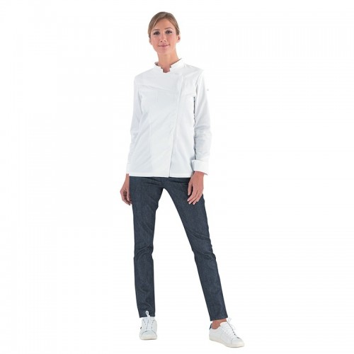 VESTE DE CUISINE FEMME LAFONT NUTMEG BLANC