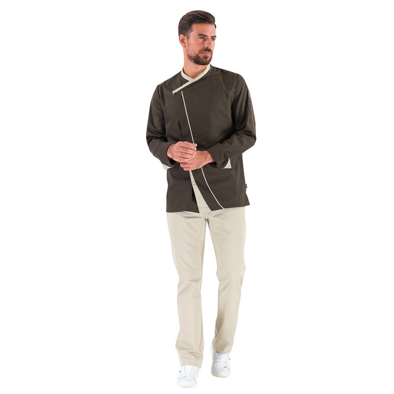 Lafont - Pantalon de cuisine beige pour cuisiniers/boulangers/pâtissiers  Romarin