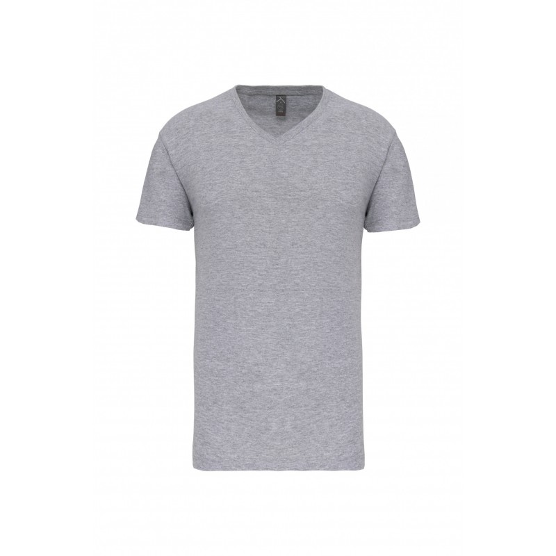 TEE-SHIRT BIO150 COL V  HOMME KARIBAN 