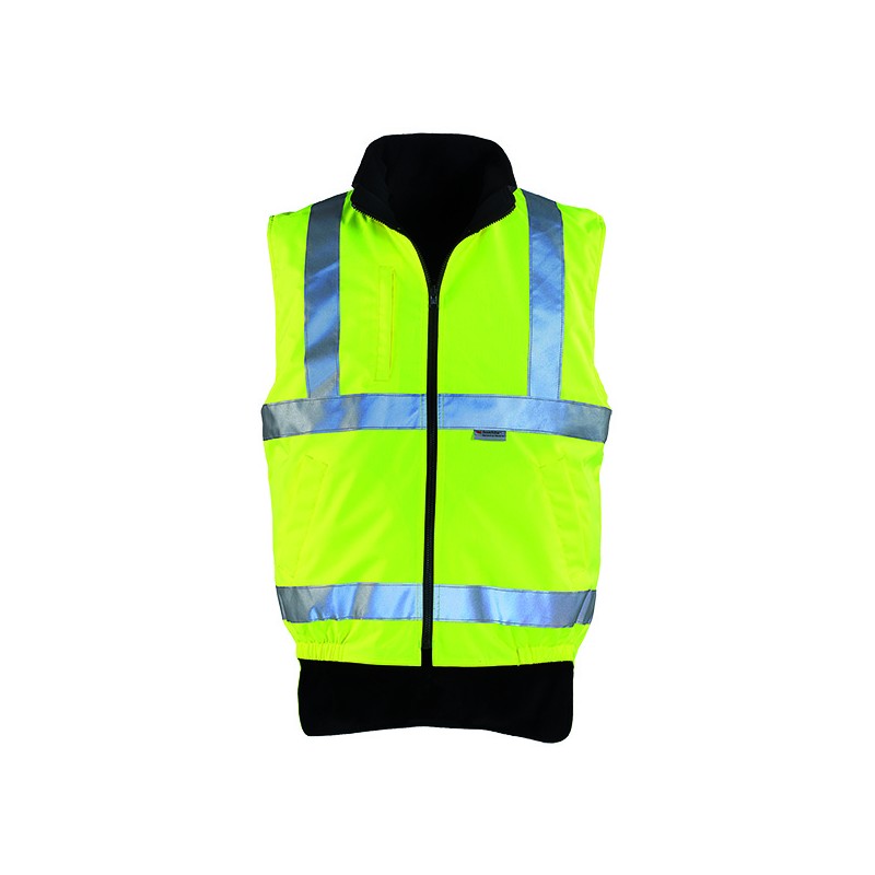 GILET HV DOUBLE POLAIRE : EURO PROTECTION 