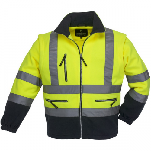 JAUNE FLUO/NAVY